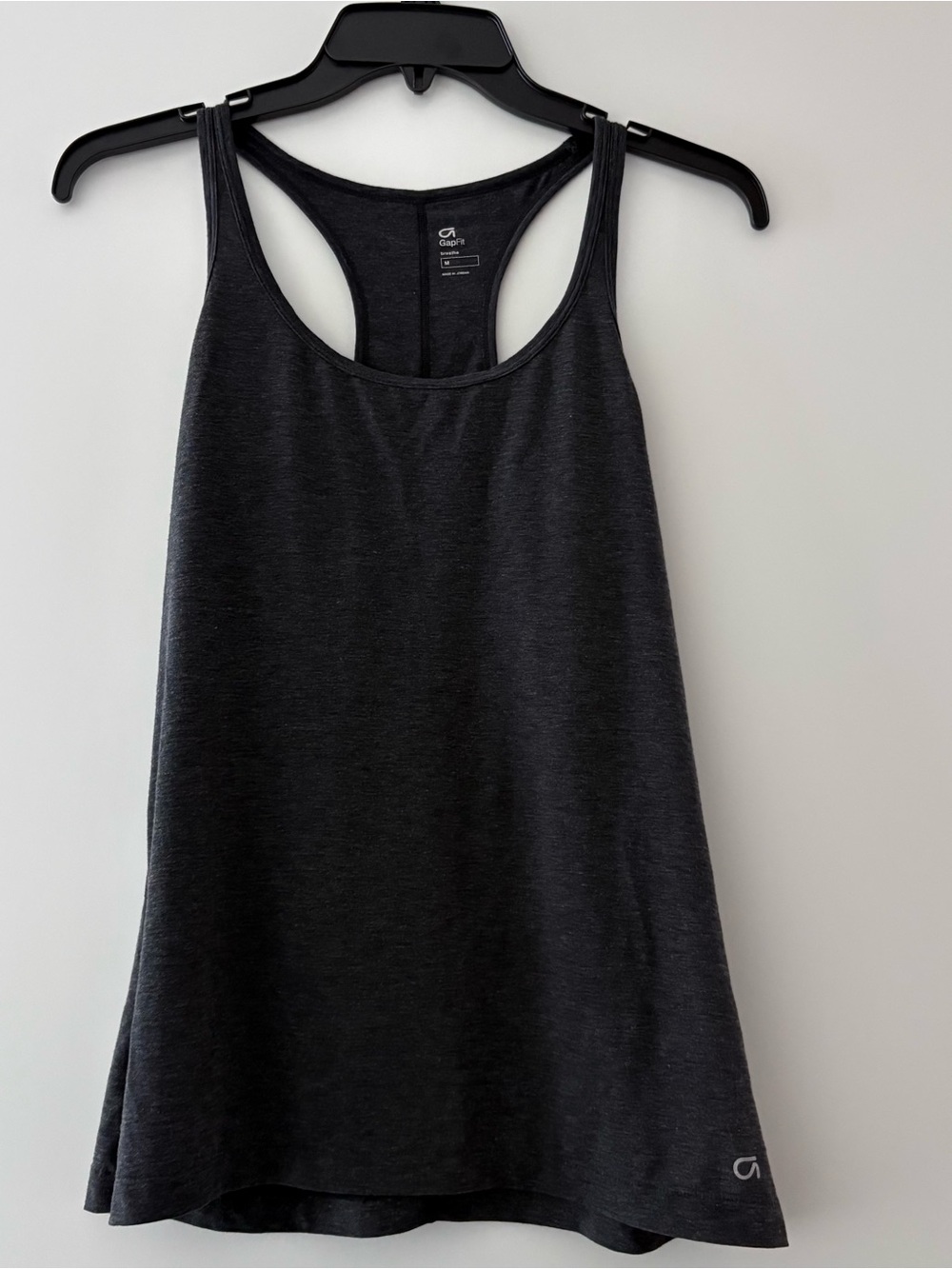 GAP Fit Women’s Charcoal Heather soft Racerback Tank Top